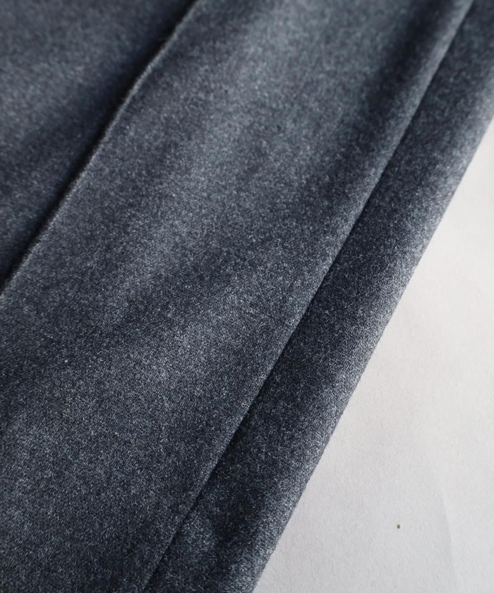 Italian Wool Pin Tuck Pants