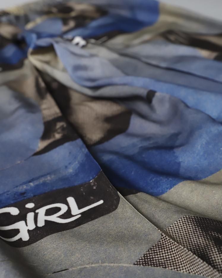 Graphic Pin Tuck Trousers Christophe Brunnquell