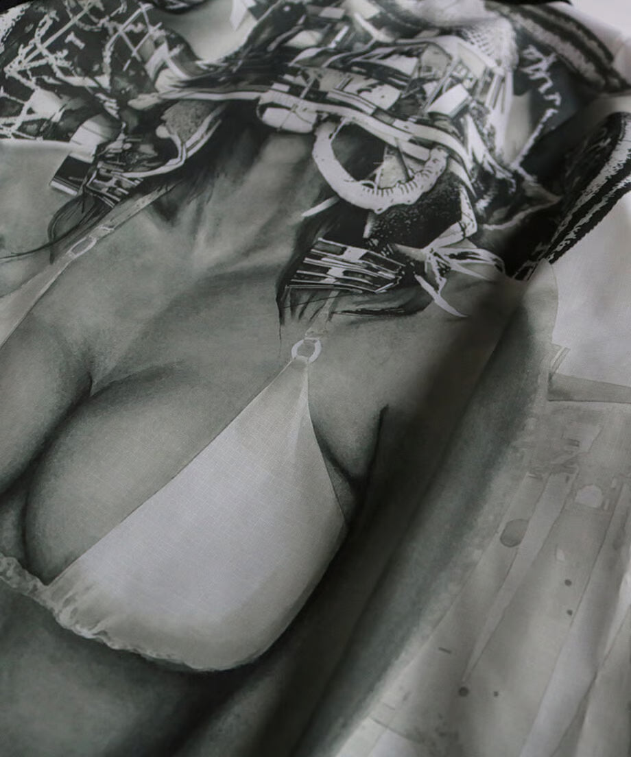 【HTBS-005】 GRAPHIC ZIP BLOUSON