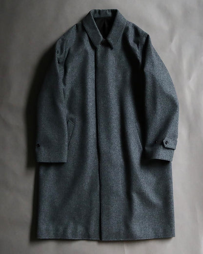 Wool cashmere soutien collar coat
