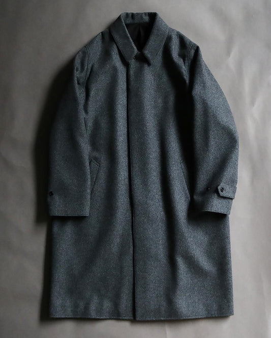 Wool cashmere soutien collar coat