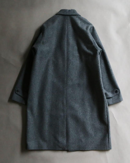 Wool cashmere soutien collar coat