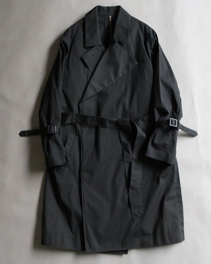 Rainy belted coat