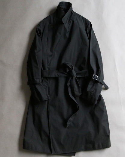 Rainy belted coat