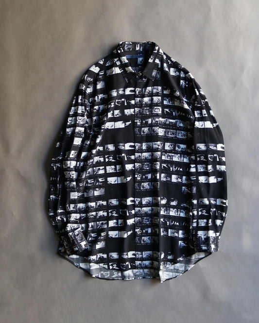 Graphic gather shirt <Film>