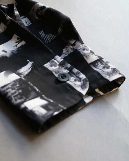 Graphic gather shirt <Film>