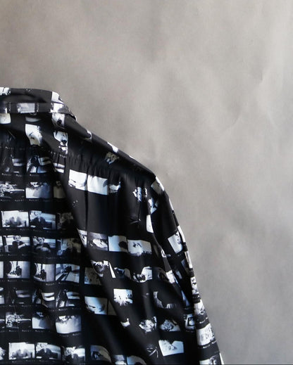 Graphic gather shirt <Film>