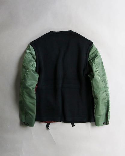 【LIMITED】Combination cardi jacket