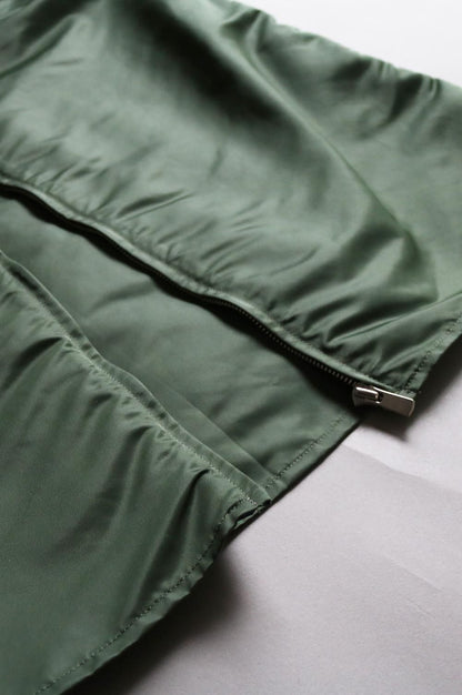 【LIMITED】Nylon gimmicking hooded vest