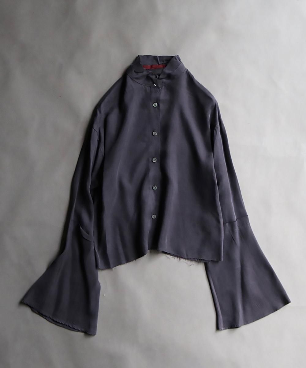 <LIMITED>Cupra Stand Collar Blouse