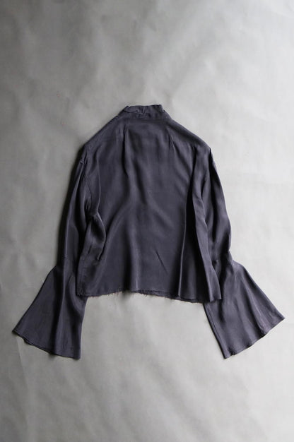 <LIMITED>Cupra Stand Collar Blouse