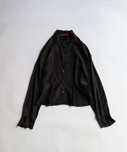 Cupra Stand Collar Blouse