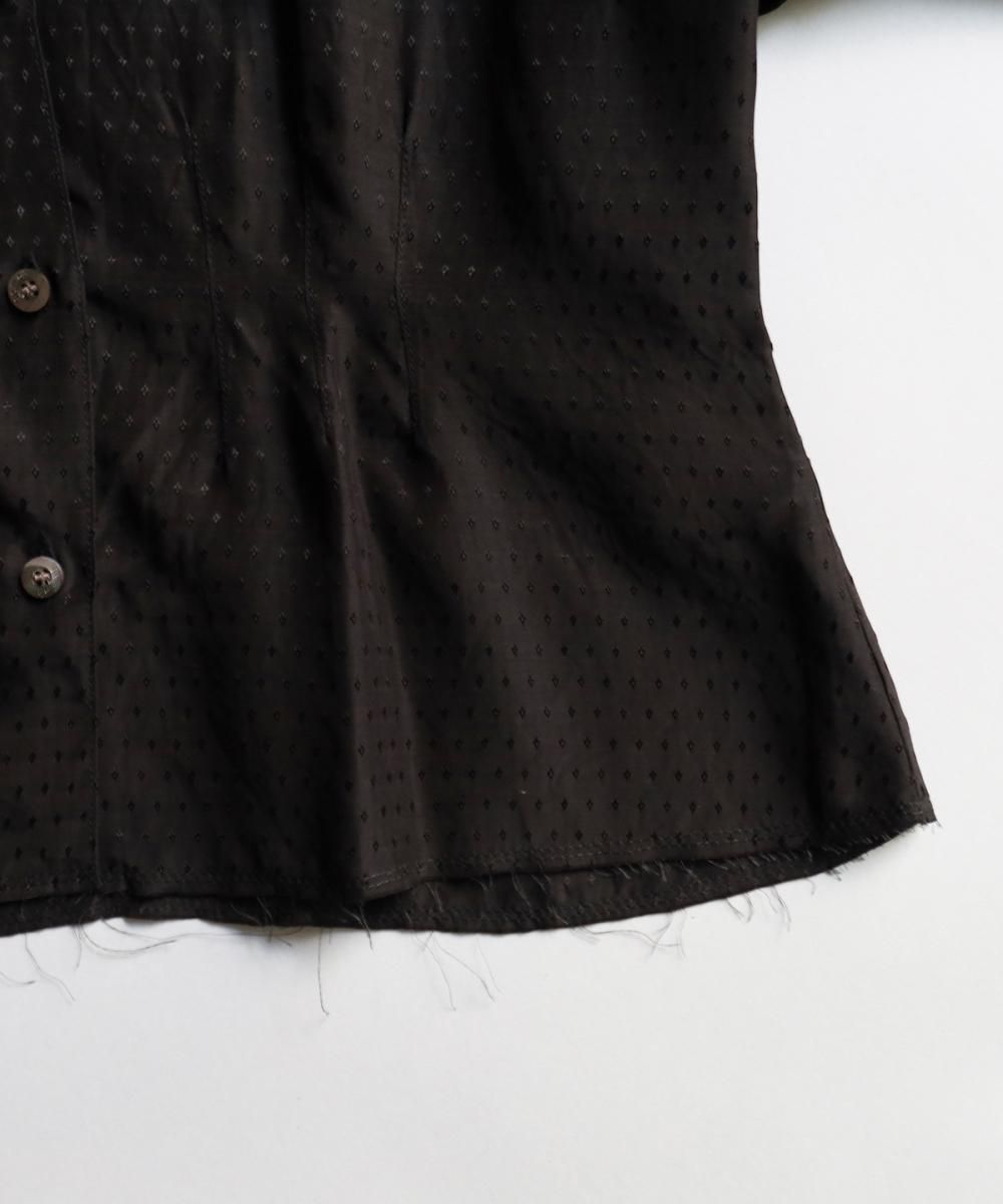 Cupra Stand Collar Blouse