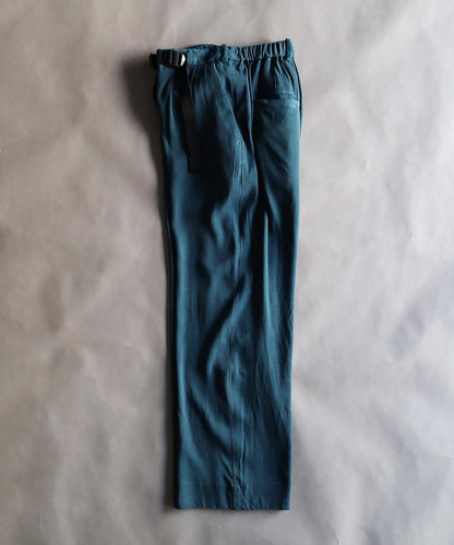 Cupro Rayon Belted Trouser - IRIS