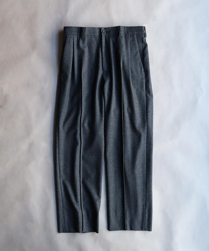 Italian Wool Pin Tuck Pants