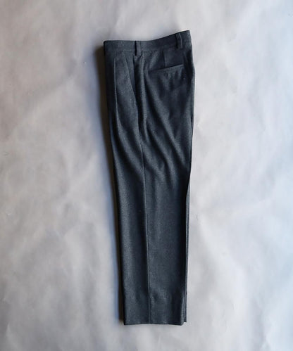 Italian Wool Pin Tuck Pants