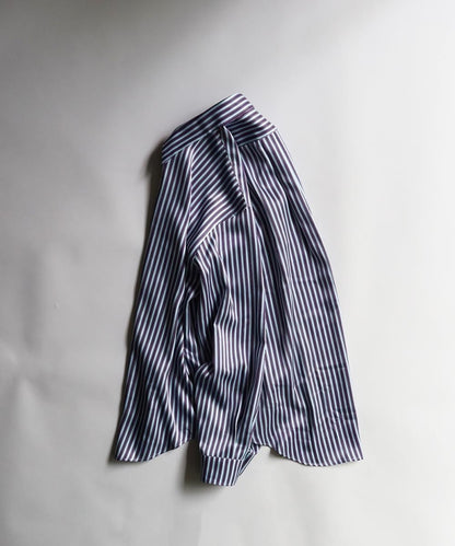 Printed Stripe Shirt - BLUE
