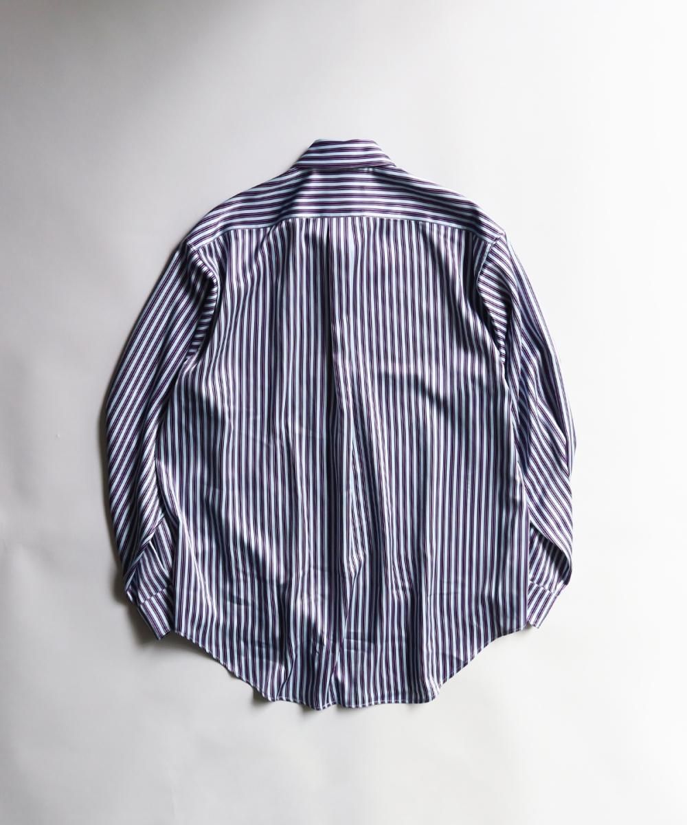 Printed Stripe Shirt - BLUE