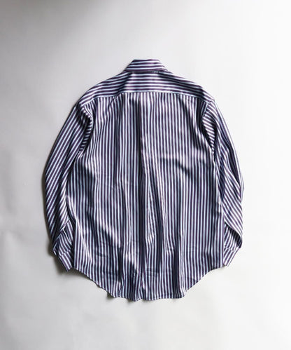 Printed Stripe Shirt - BLUE