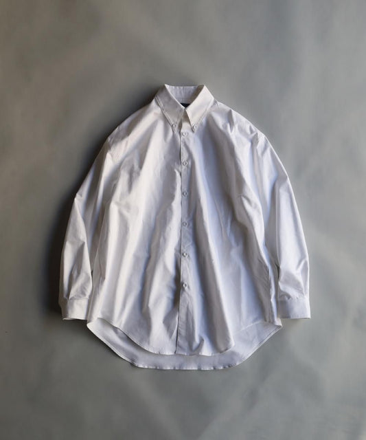 AMERICAN SEA ISLAND COTTON B.D Shirt - WHITE