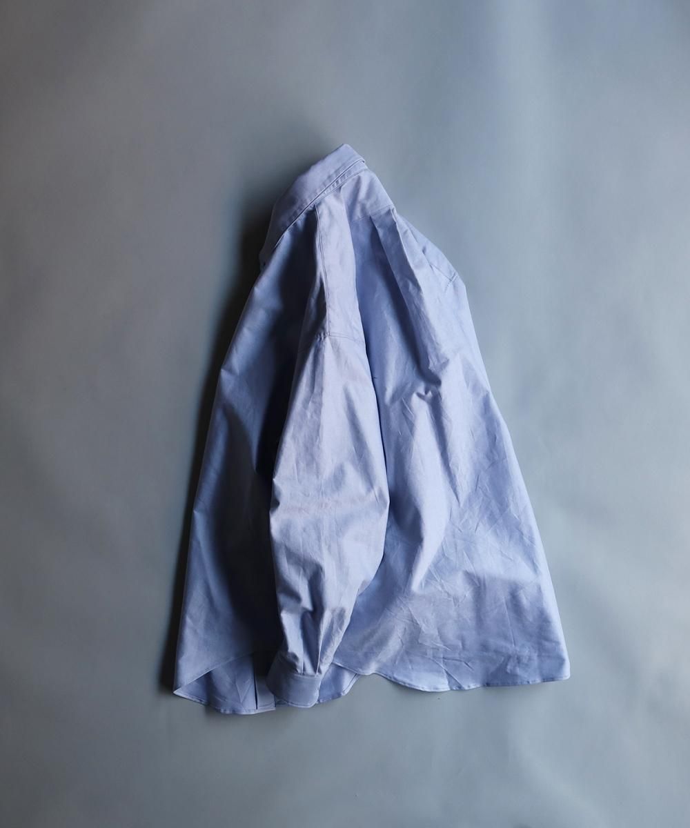 AMERICAN SEA ISLAND COTTON B.D Shirt - BLUE