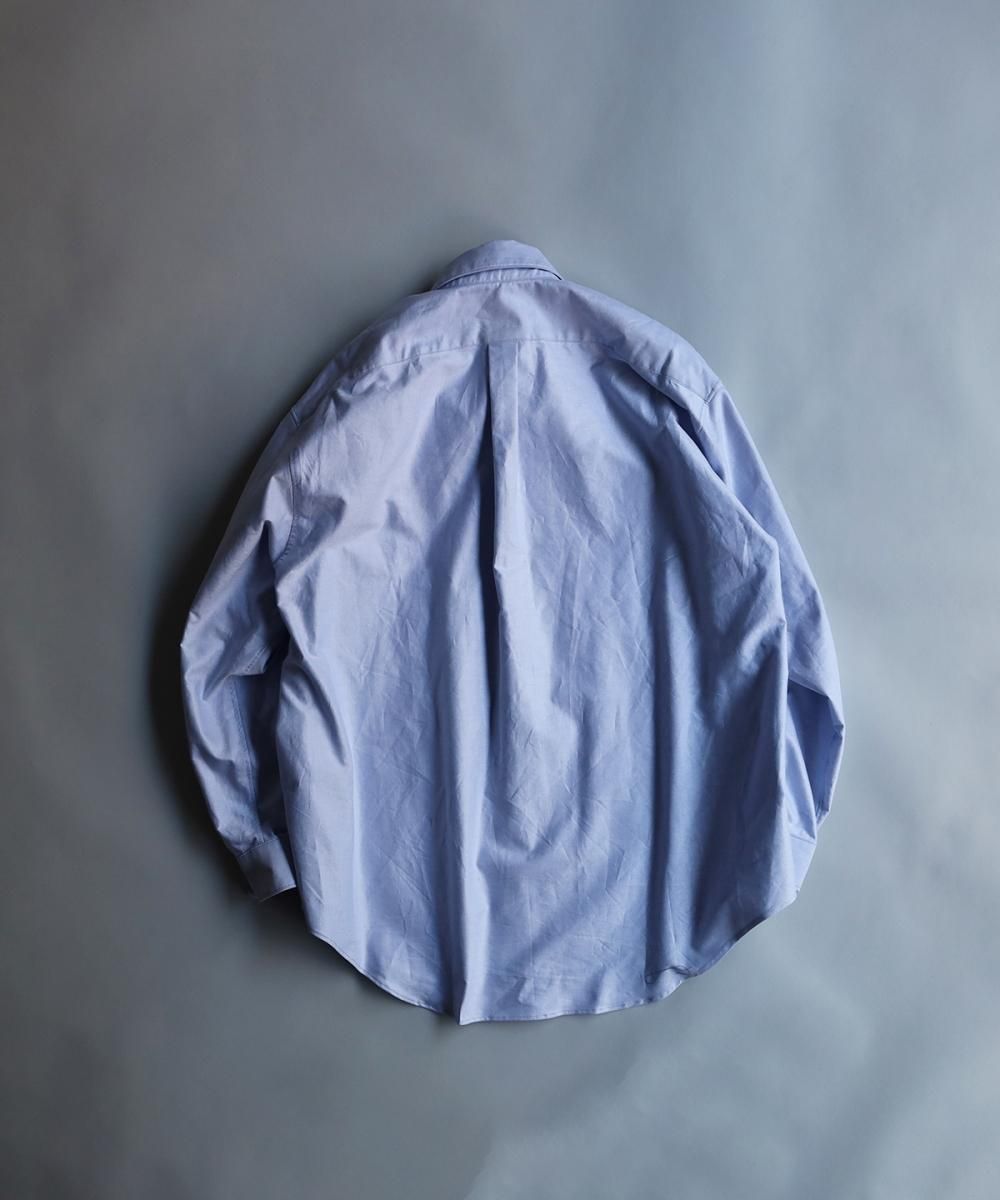 AMERICAN SEA ISLAND COTTON B.D Shirt - BLUE