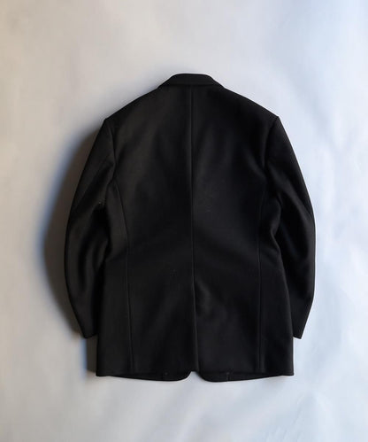 Melton Tailored Jacket - BLACK