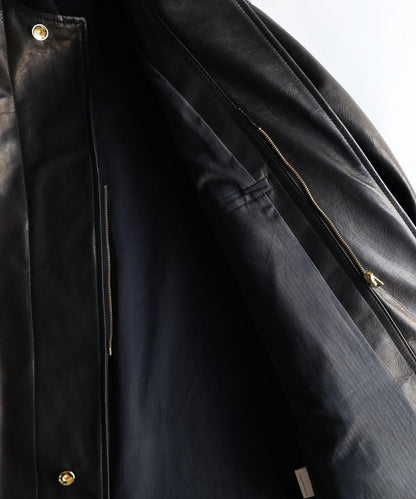 Horese Leather Pharaoh Jacket - BLACK