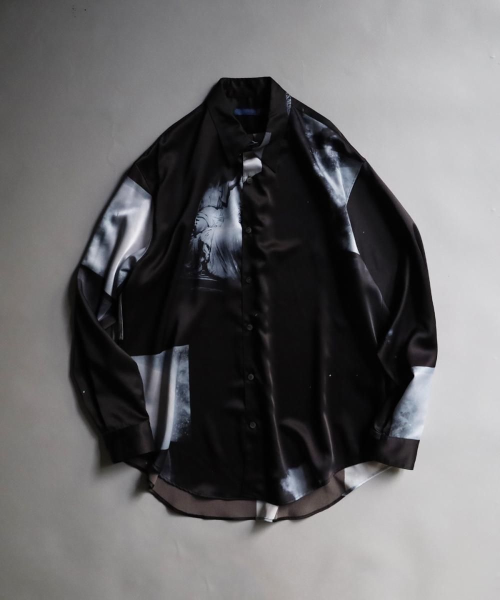 'Vision I noisi V' Graphic Shirt  / Maiko Haruki - BLACK