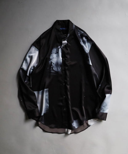 'Vision I noisi V' Graphic Shirt  / Maiko Haruki - BLACK