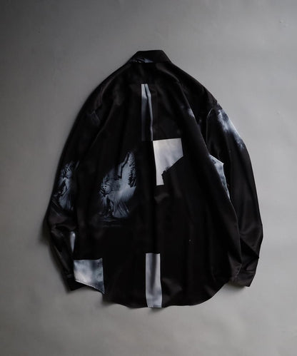 'Vision I noisi V' Graphic Shirt  / Maiko Haruki - BLACK