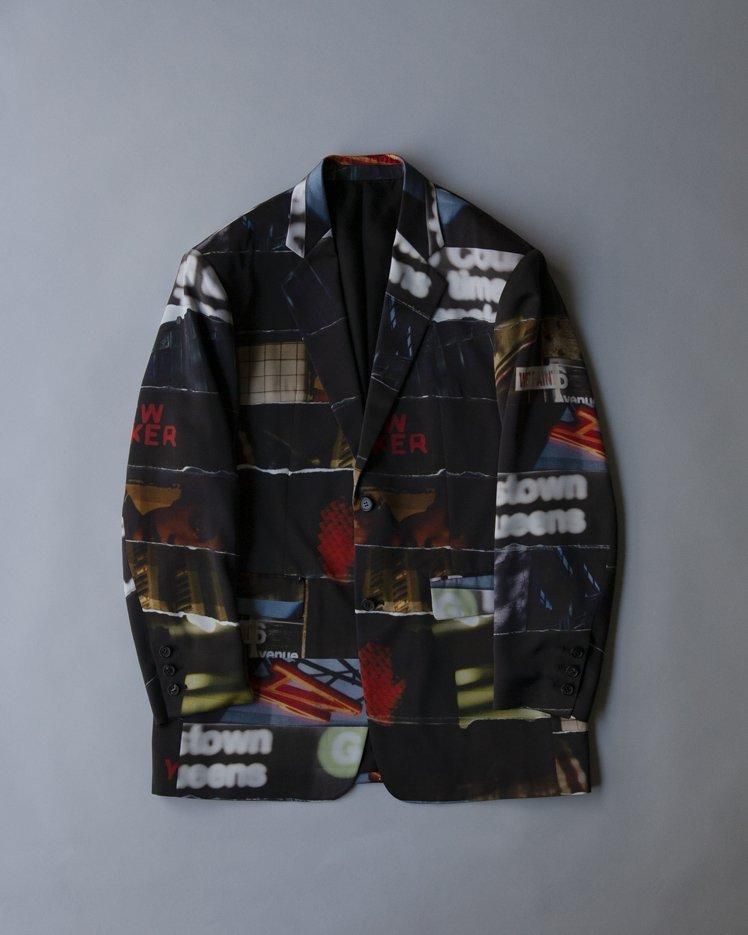 ’Test Print’ Tailored Jacket   Lui Araki