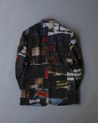 ’Test Print’ Tailored Jacket   Lui Araki