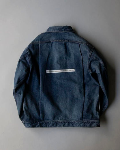 'Test Print' Denim Jacket Lui Araki