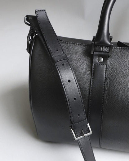 Cow Leather Boston Bag