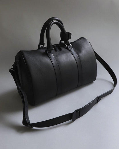 Cow Leather Boston Bag