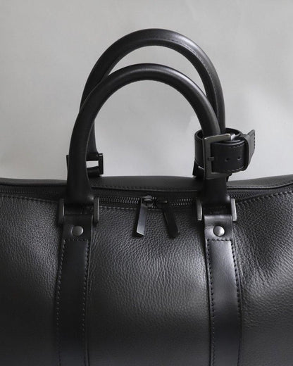 Cow Leather Boston Bag