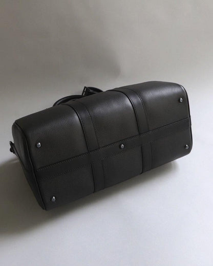 Cow Leather Boston Bag