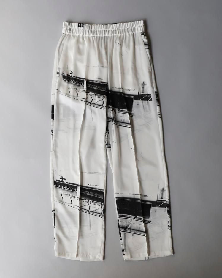 Photo Pin Tuck Trousers Yusuke Abe