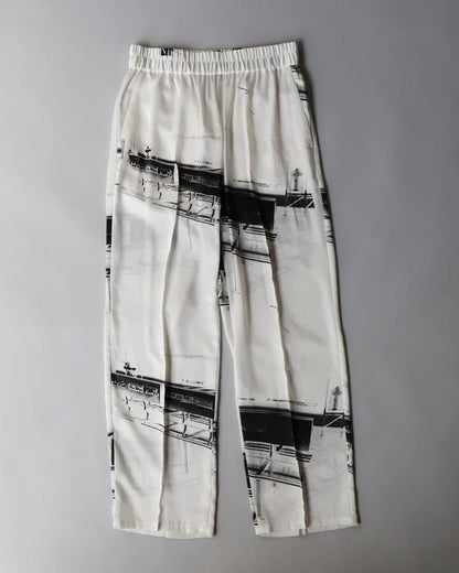 Photo Pin Tuck Trousers Yusuke Abe