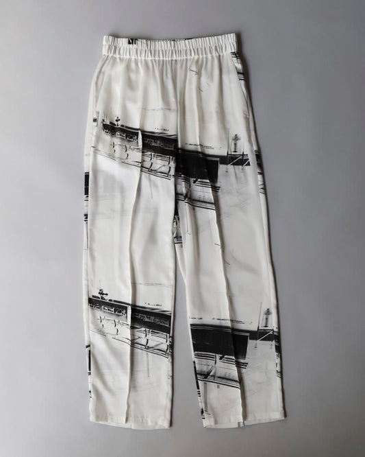 Photo Pin Tuck Trousers Yusuke Abe