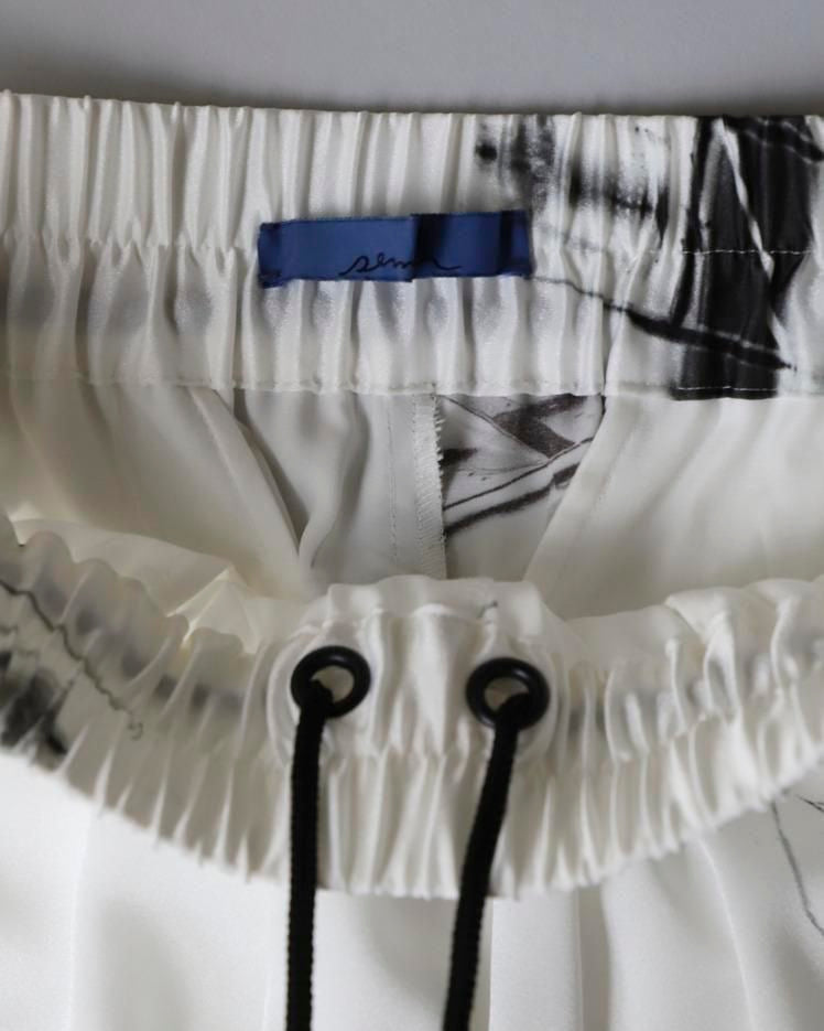 Photo Pin Tuck Trousers Yusuke Abe