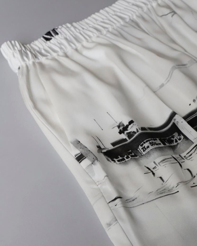 Photo Pin Tuck Trousers Yusuke Abe