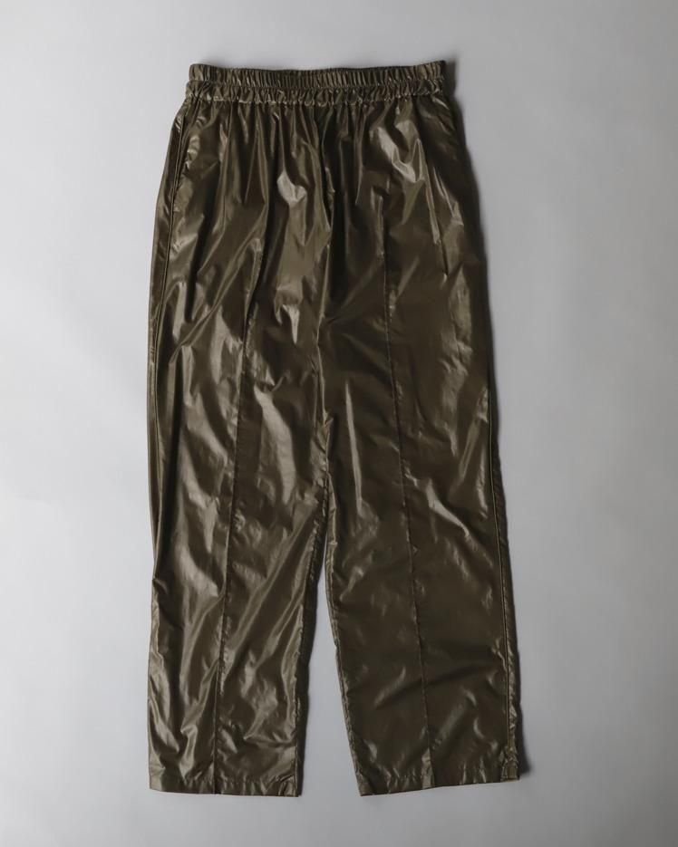 Nylon Pin Tuck Piping Trousers