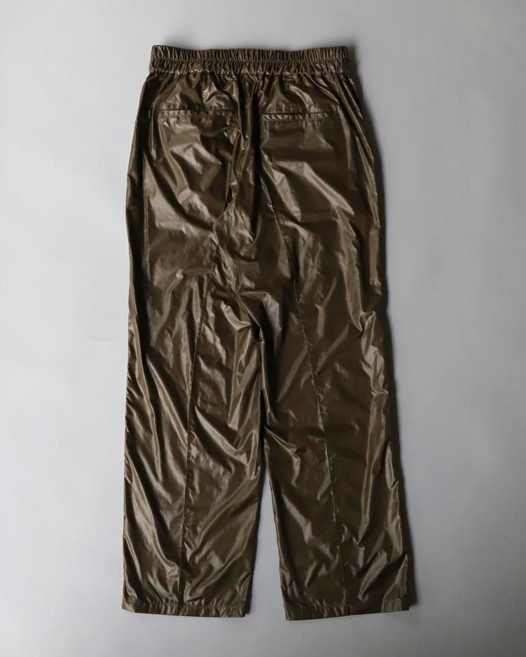 Nylon Pin Tuck Piping Trousers