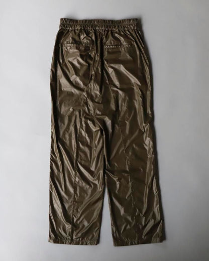 Nylon Pin Tuck Piping Trousers