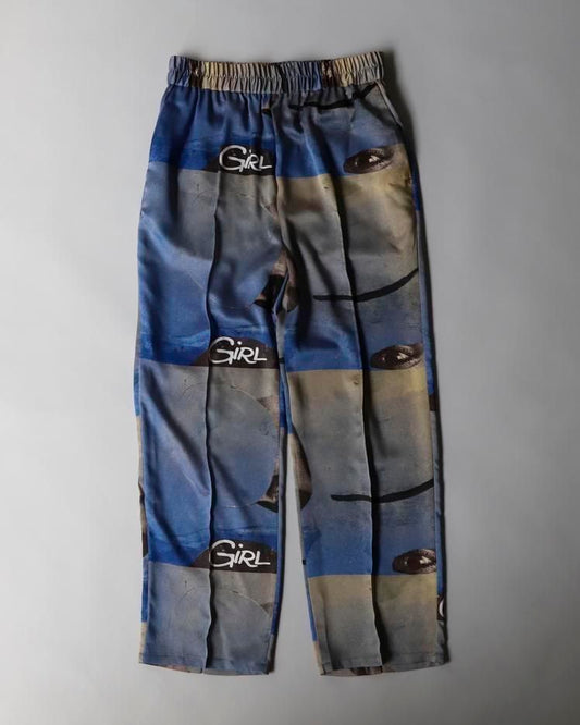 Graphic Pin Tuck Trousers Christophe Brunnquell