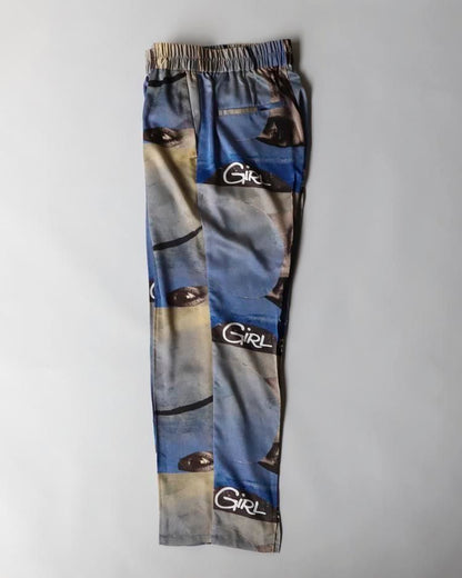 Graphic Pin Tuck Trousers Christophe Brunnquell