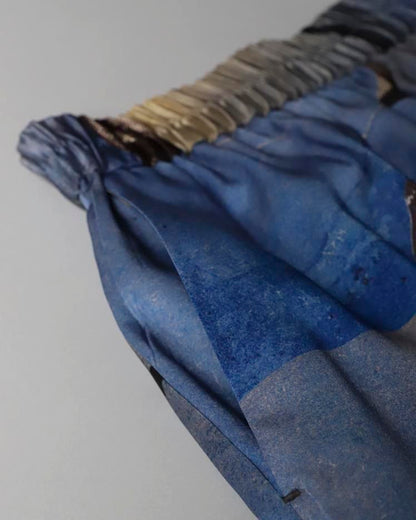 Graphic Pin Tuck Trousers Christophe Brunnquell