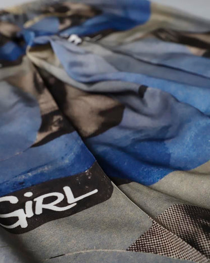 Graphic Pin Tuck Trousers Christophe Brunnquell